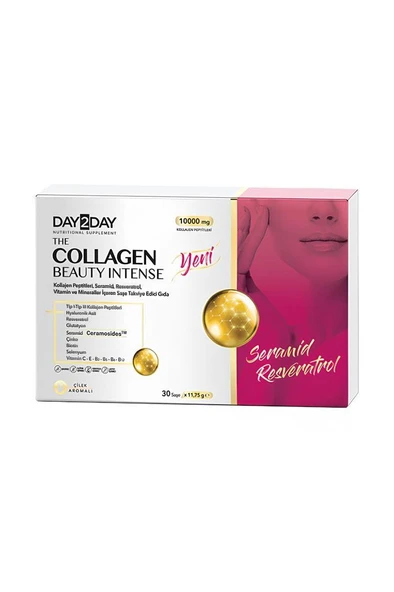 Day2Day The Collagen Beauty Intense Çilek Aromalı 30 Saşe ürün görseli 1