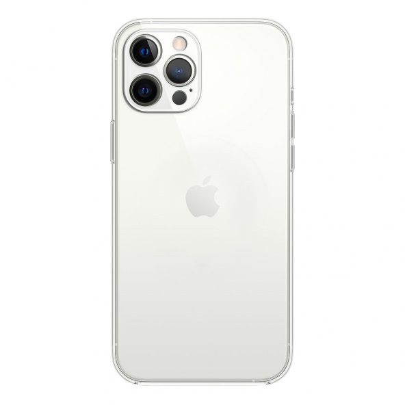 FitCase iPhone 12 Pro Max Kılıf Kamera Korumalı Silikon Şeffaf Arka Kapak ürün görseli 1