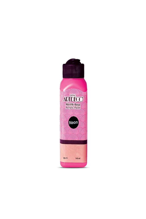 Artdeco Akrilik Boya 140 ML Fosforlu Pembe ürün görseli 1