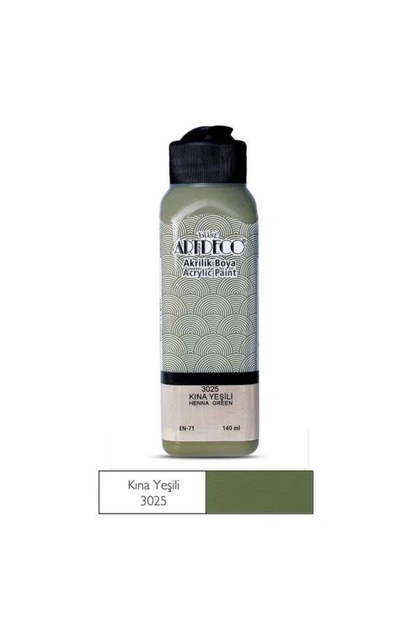 Artdeco Akrilik Boya 140ml Kına Yeşili ürün görseli 1