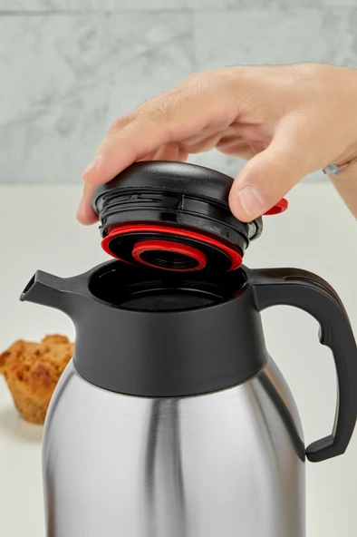 Cooker CKR2005 2 Litre Çift Katlı Paslanmaz Çelik Termos - Resim 2