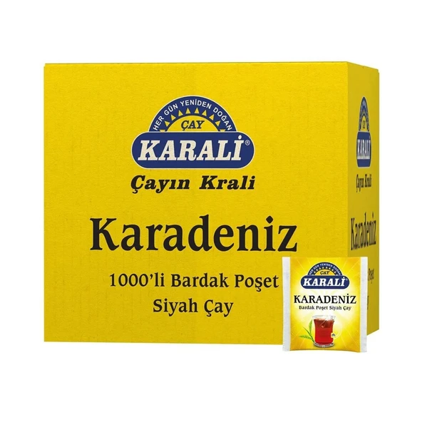 Karali Karadeniz Bardak Poşet Çay 1000 X 1,5 gr ürün görseli 1