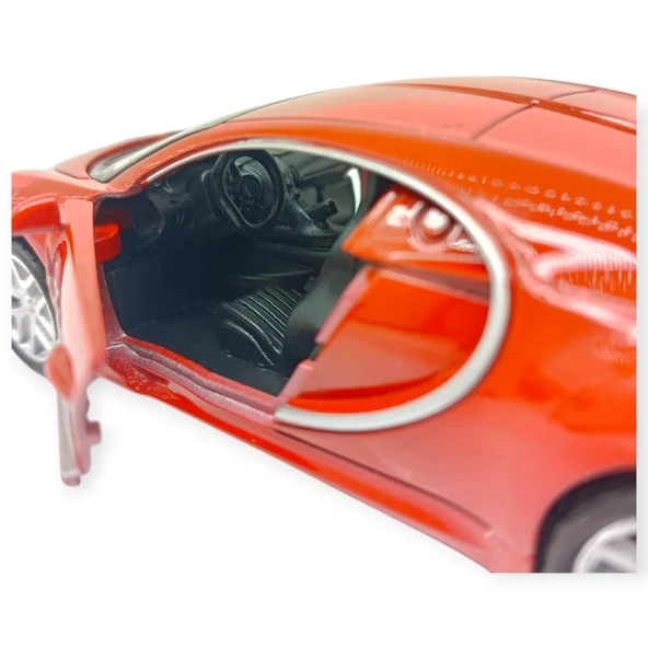 Çek Bırak Metal 12 Cm Model Araba - Kırmızı - Resim 3