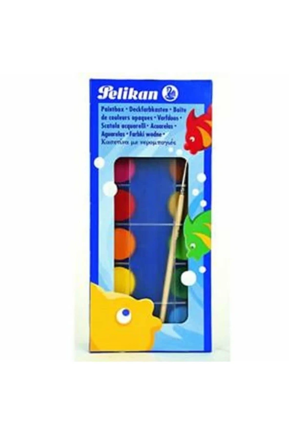 Pelikan 12 Renk Suluboya - Resim 2