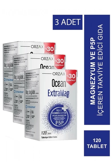Ocean Extramag 120 Tablet 3'lü ürün görseli 1