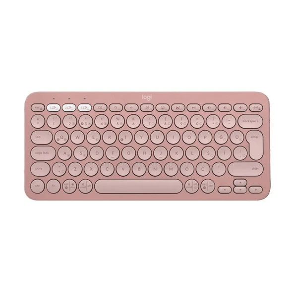 Logitech K380s Çakıl Tuşlu Bluetooth Klavye Pembe 920-011861 ürün görseli 1