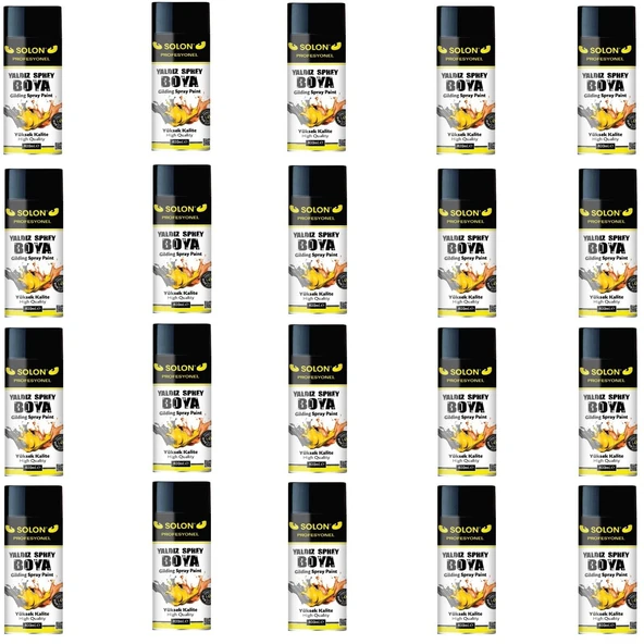 20 Adet (1 Koli) Akrilik Bakır Yaldız Sprey Boya 400 Ml. ürün görseli 1