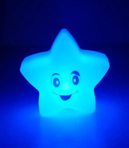 HAPPY STAR IŞIKLI YILDIZ - PİLLİ LED LAMBA ürün görseli 1