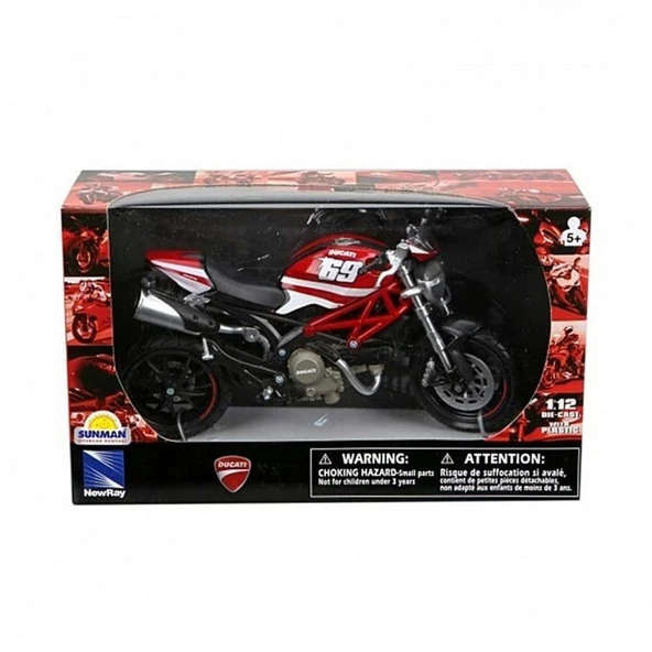Sunman 1:12 Ducati Monster 796 N.69 - Resim 2