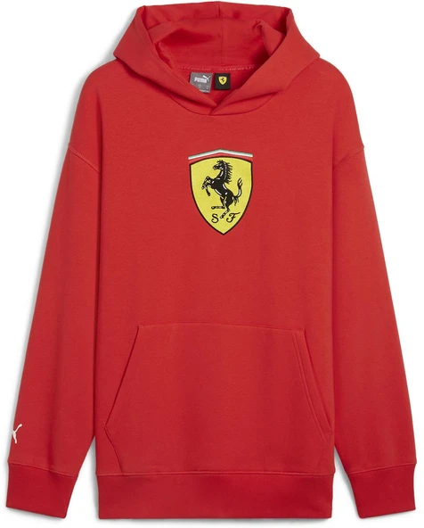 Puma 627054 Ferrari Race Big Shield Hdie Erkek Kapüşonlu Sweatshirt ürün görseli 1