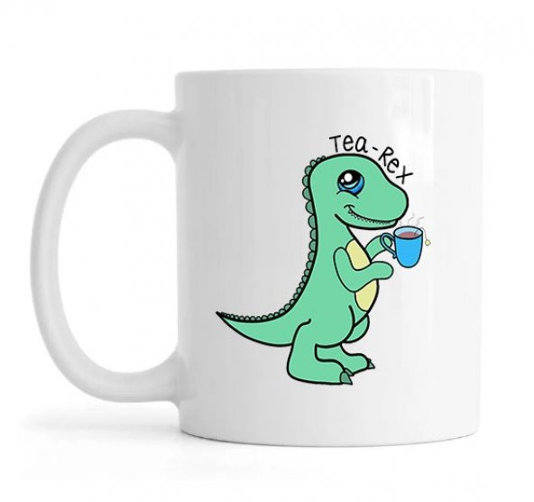 HİDZ Tea Rex Baskılı Kupa (Tip 2) ürün görseli 1