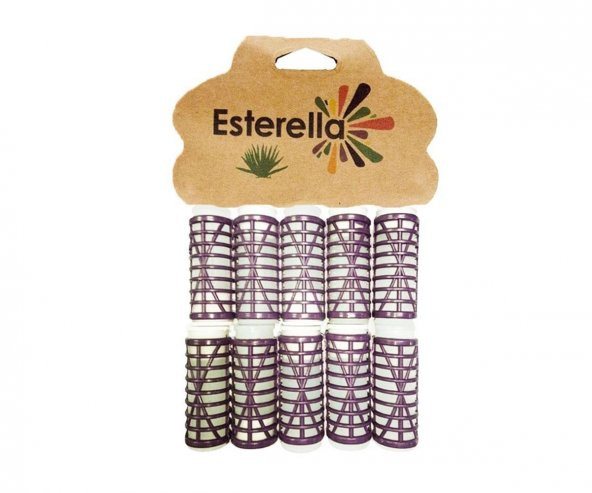 Esterella Isıtmalı Bigudi - Mor ürün görseli 1