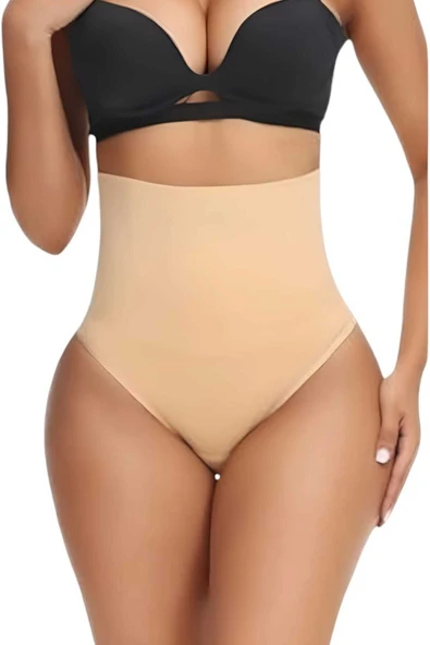Kadın Dikişsiz Yüksek Bel Karın Toparlayıcı  String Korse ürün görseli 1