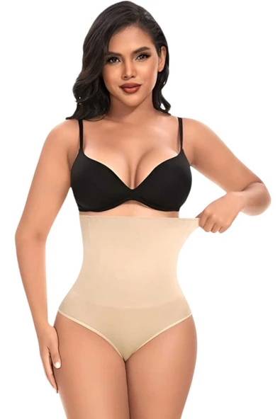 Kadın Toparlayıcı Dikişsiz Yüksek Bel Slip Korse ürün görseli 1