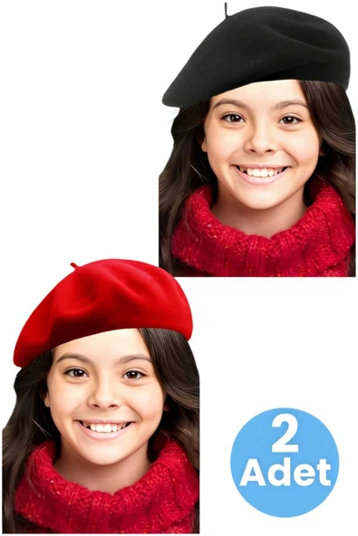 Kız Çocuk Fransız 2'li Ressam Bere ürün görseli 1