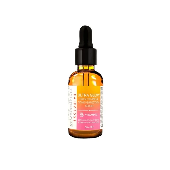 New Essentials Ultra Glow C Vitamini İçerikli Aydınlatıcı ve Cilt Tonu Düzenleyici SPF25 Serum 30ml ürün görseli 1