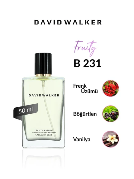 David Walker B231 Sensitive 50 ml Kadın Parfüm | Fruity ürün görseli 1