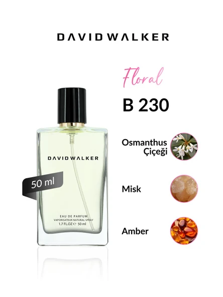 David Walker B230 Magenta 50 ml Kadın Parfüm | Floral ürün görseli 1