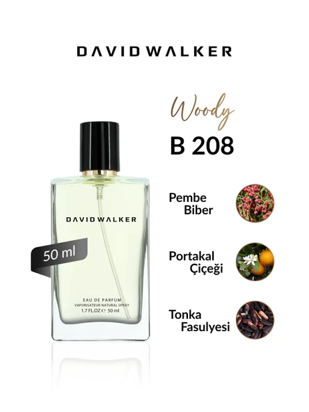 David Walker B208 Waterlily 50 ml Kadın Parfüm | Woody ürün görseli 1
