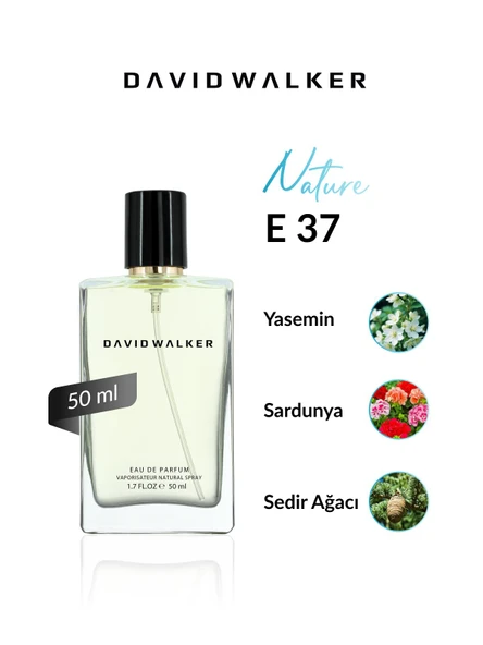 David Walker E37 Cologne 50 ml Erkek Parfüm | Nature ürün görseli 1
