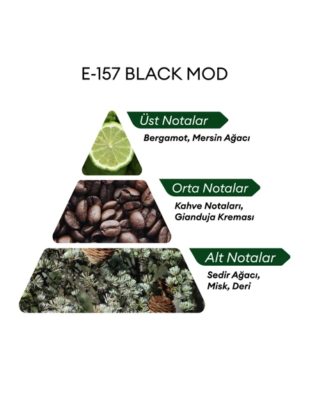 David Walker E157 Black Mod 50 ml Erkek Parfüm | Woody - Resim 4