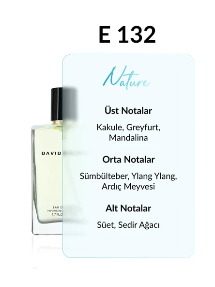 David Walker E132 Whiteen 50 ml Erkek Parfüm | Nature - Resim 2
