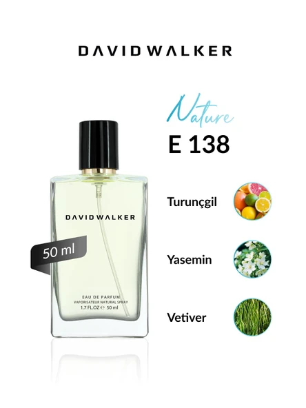 David Walker E138 Blue Div 50 ml Erkek Parfüm | Nature ürün görseli 1