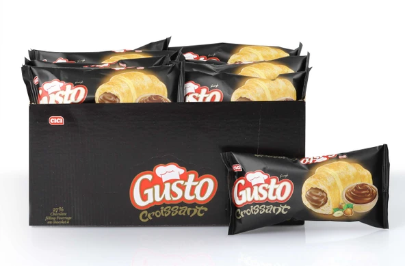 Gusto Kruvasan Çikolatalı 40 Gr. 20 Adet (1 Paket) ürün görseli 1