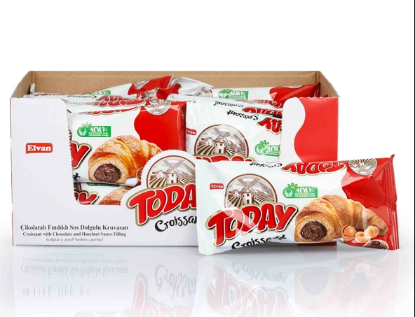 Today Kruvasan Çikolatalı 40 Gr. 20 Adet (1 Kutu) ürün görseli 1