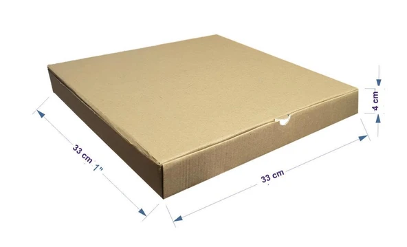 Pizza Kutusu 33x33x4cm 50 Adet - Resim 2