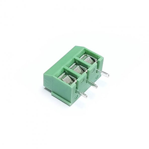 3 Pin 0 No 5.08mm Yeşil Klemens ürün görseli 1