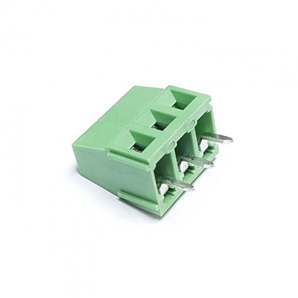 3 Pin 2 No 5.08mm Yeşil Klemens ürün görseli 1