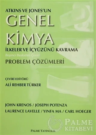 GENEL KİMYA PROBLEM ÇÖZÜMLERİ(ATKINS) - PALME ürün görseli 1