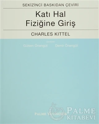KATIHAL FİZİĞİNE GİRİŞ - PALME ürün görseli 1