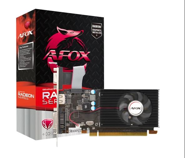 AFOX Radeon R5 230 2GB DDR3 64Bit AMD Ekran Kartı AFR5230-2048D3L5 ürün görseli 1