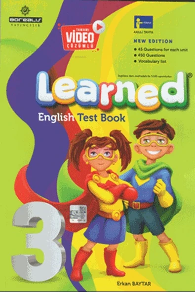 BOREALIS 3.SINIF LEARNED ENGLISH TEST BOOK *YENİ* ürün görseli 1