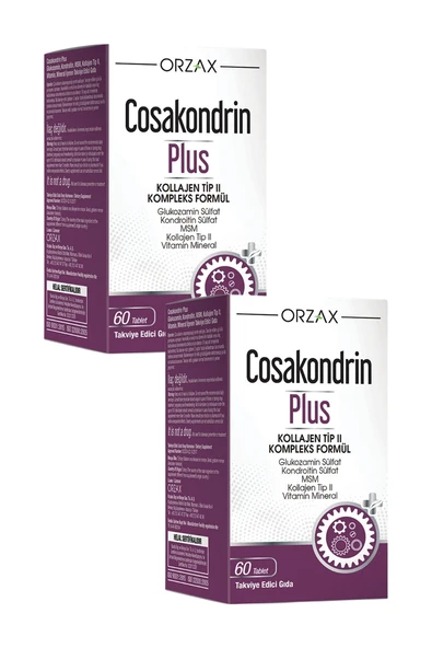 Orzax Cosakondrin Plus 60 Tablet x 2 Adet ürün görseli 1