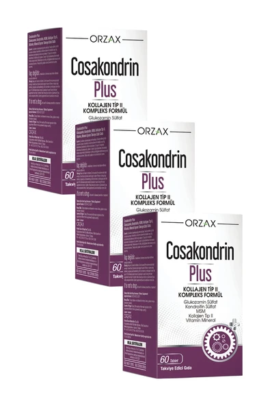 Orzax Cosakondrin Plus 60 Tablet x 3 Adet ürün görseli 1