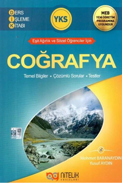 NİTELİK YKS COĞRAFYA DERS İŞLEME KİTABI ürün görseli 1