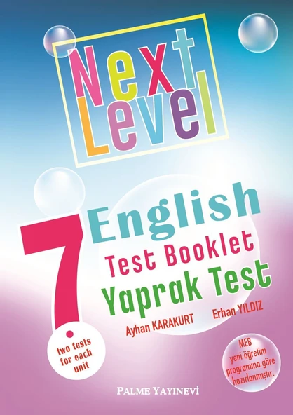 PALME 7.SINIF ENGLISH TEST BOOKLET YAPRAK TEST NEXT LEVEL ürün görseli 1