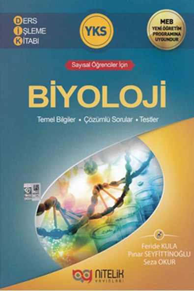 NİTELİK YKS TYT AYT BİYOLOJİ DERS İŞLEME KİTABI ürün görseli 1