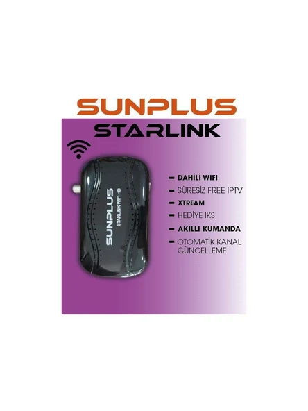 SunPlus Starlink WI-FI HD Uydu Alıcısı - Resim 3