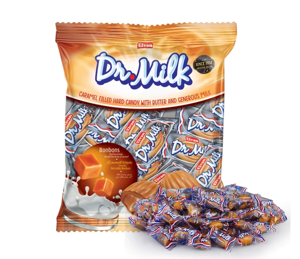 Dr. Milk Karamelli Şeker 1000 Gr. (1 Poşet) ürün görseli 1
