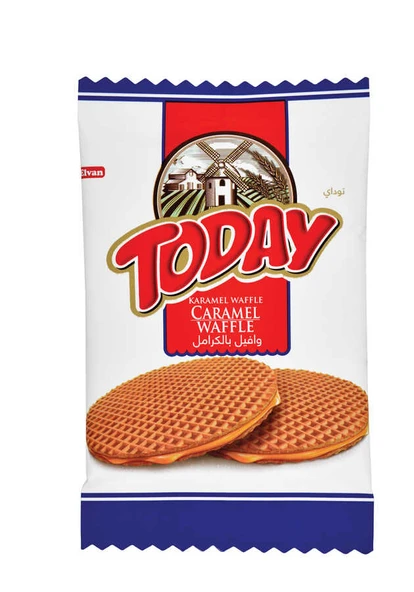 Today Caramel Waffle  22 Gr. 24 Adet (1 Kutu) - Resim 2