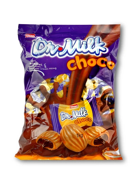 Dr. Milk Choco Karamelli Şeker 1000 Gr. (1 Poşet) ürün görseli 1
