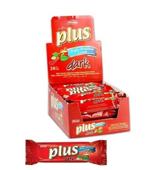 Plus Dark Gofret 13 Gr. 24lü (1 Paket) ürün görseli 1