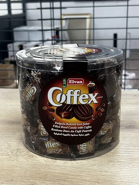Coffex Kahveli Şeker 1000 Gr. Silindir (1 Kutu) - Resim 6
