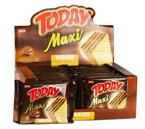 Today Maxi Çikolatalı Gofret 38 Gr. 24 Adet (1 Kutu) ürün görseli 1
