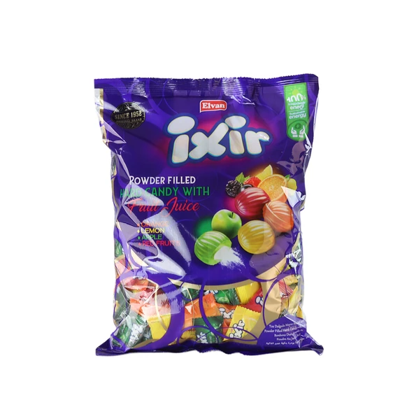 Ixir Dolgulu Meyve Sulu Sert Şeker 1000 Gram (1 Poşet) ürün görseli 1
