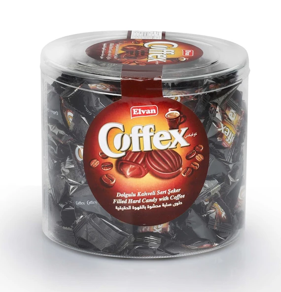 Coffex Kahveli Şeker 1000 Gr. Silindir (1 Kutu) - Resim 4